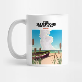 The Hamptons Long island NYC, travel poster. Mug